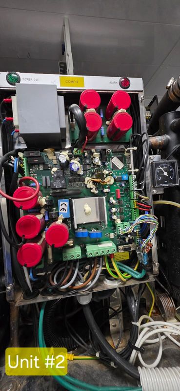 Unit 2 inverter cabinet open during the independent inspection.